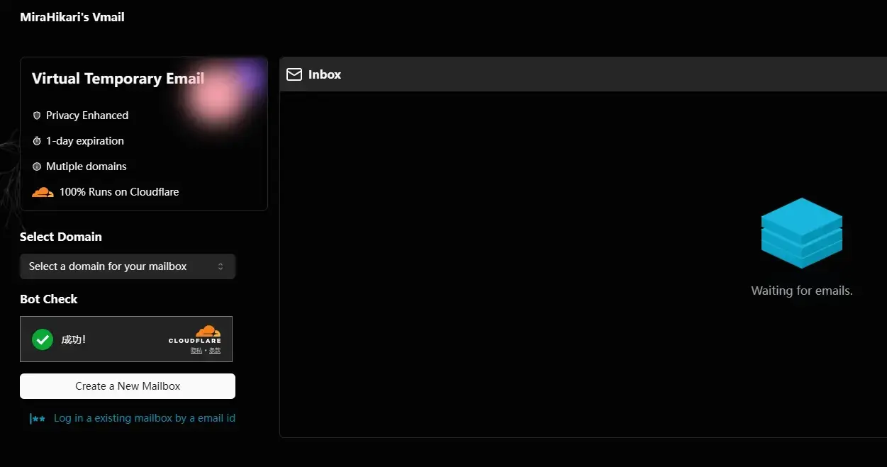Cloudflare Vmail